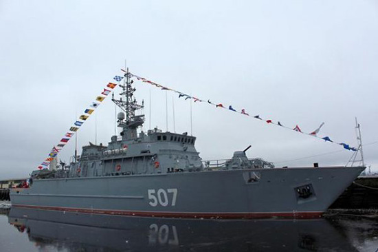 俄海军用机器人扫雷 无人技术军事应用日渐多元